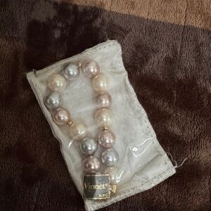 Vintage Monet NYC Pearl Bracelet in sealed bag
